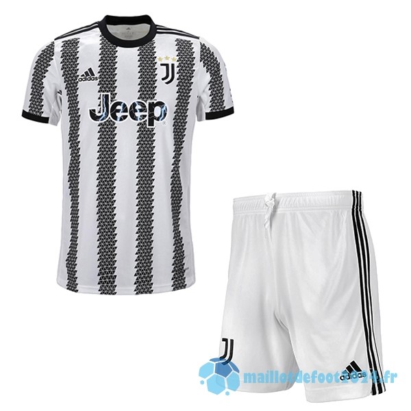 Nouveau Domicile Conjunto De Enfant Juventus 2022 2023 Blanc Noir