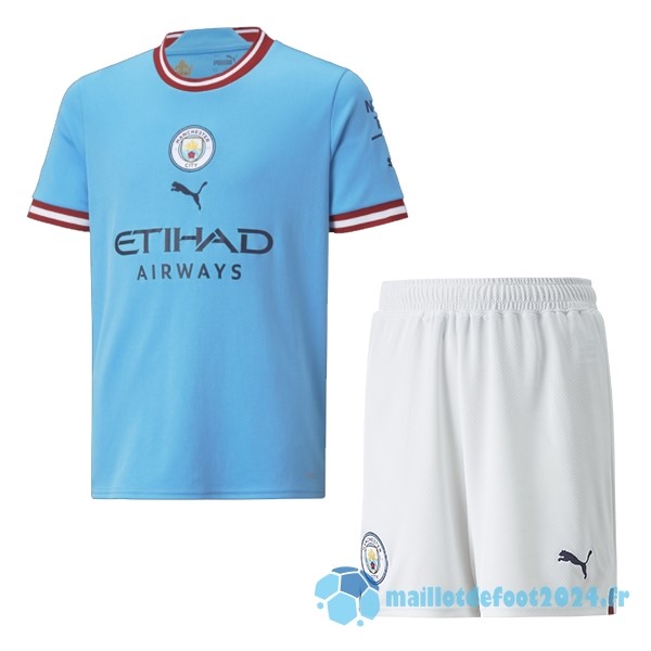 Nouveau Domicile Conjunto De Enfant Manchester City 2022 2023 Bleu