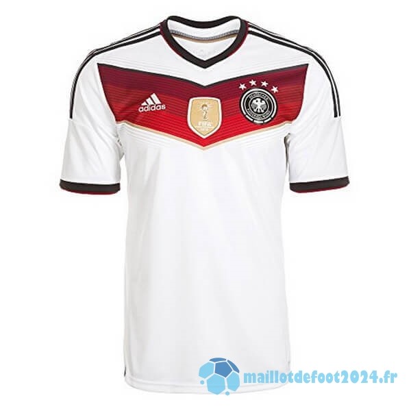 Nouveau Domicile Maillot Allemagne Retro World Cup 2014 Blanc