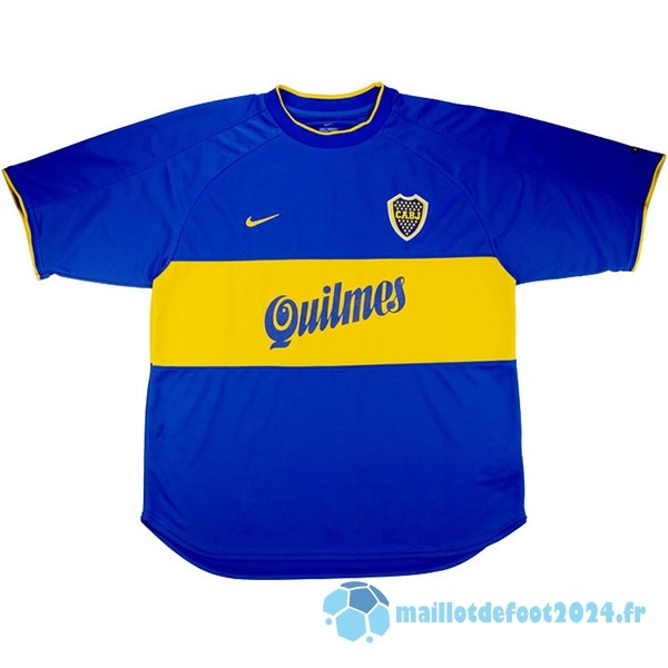 Nouveau Domicile Maillot Boca Juniors Retro 2000 2001 Bleu