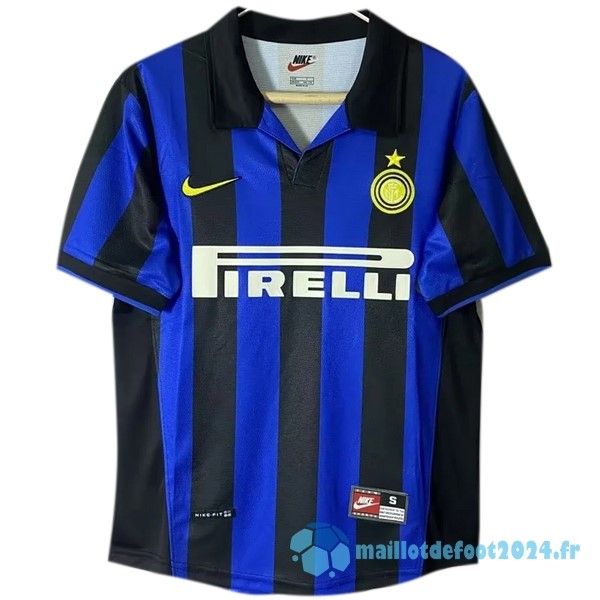 Nouveau Domicile Maillot Inter Milán Retro 1998 1999 Bleu