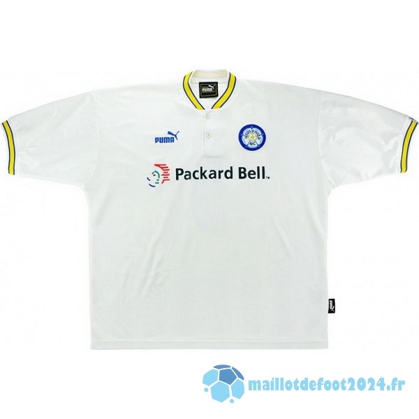 Nouveau Domicile Maillot Leeds United Retro 1997 1998 Blanc