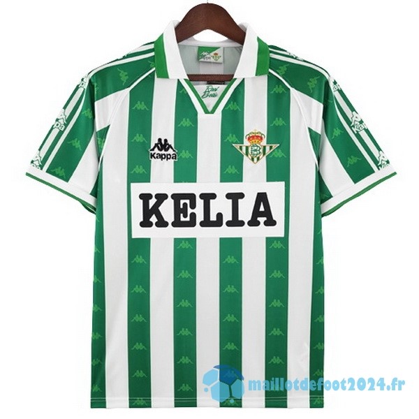 Nouveau Domicile Maillot Real Betis Retro 1996 1997 Vert Blanc