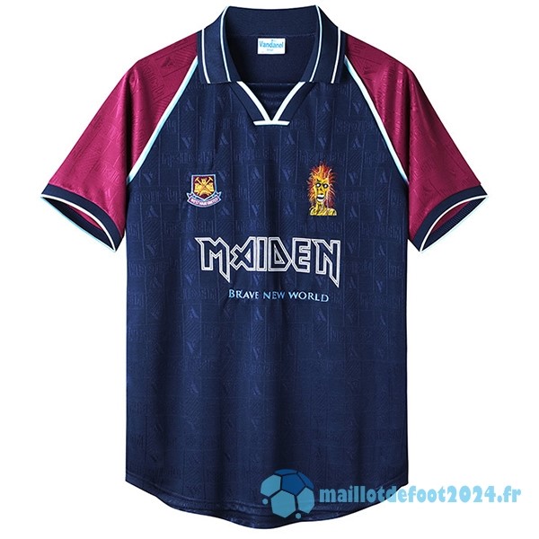 Nouveau Domicile Maillot West Ham United Retro 1999 2001 Bleu