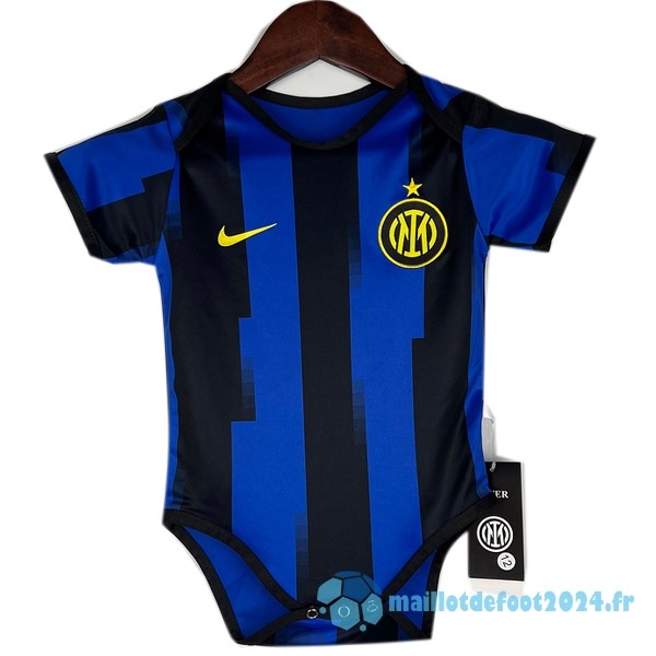Nouveau Domicile Onesies Enfant Inter Milán 2023 2024 Bleu Noir