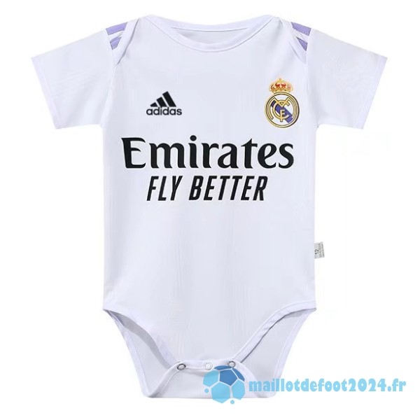 Nouveau Domicile Onesies Enfant Real Madrid 2022 2023 Blanc