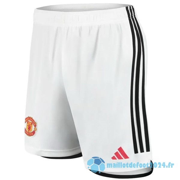 Nouveau Domicile Pantalon Manchester United 2023 2024 Blanc