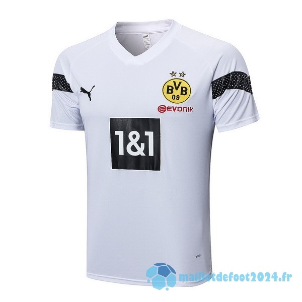 Nouveau Entrainement Borussia Dortmund 2022 2023 Blanc Noir
