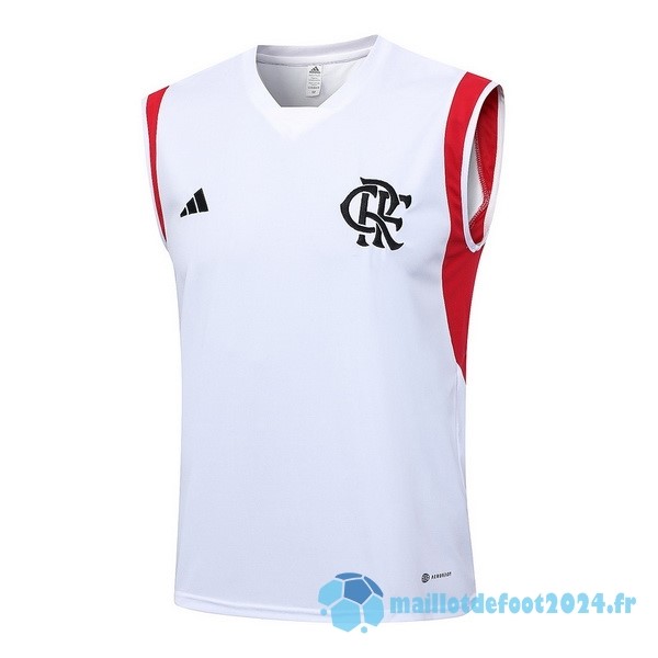 Nouveau Entrainement Sans Manches Flamengo 2023 2024 Blanc