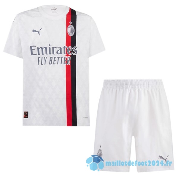 Nouveau Exterieur Conjunto De Homme AC Milan 2023 2024 Blanc