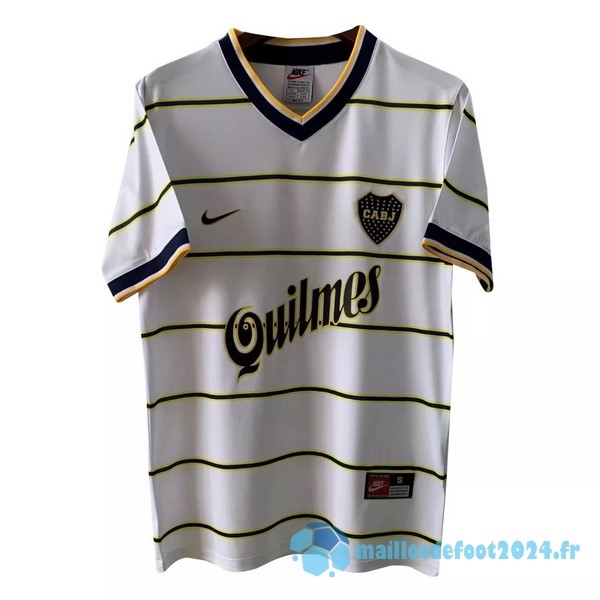Nouveau Exterieur Maillot Boca Juniors Retro 1999 Blanc