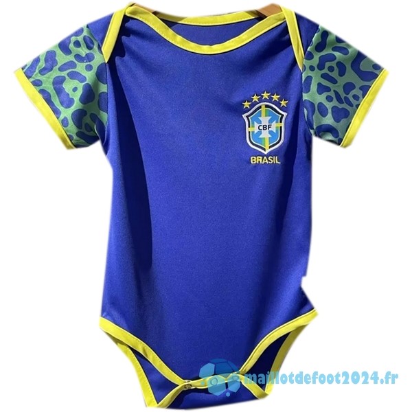 Nouveau Exterieur Onesies Enfant Brésil 2022 2023 Bleu