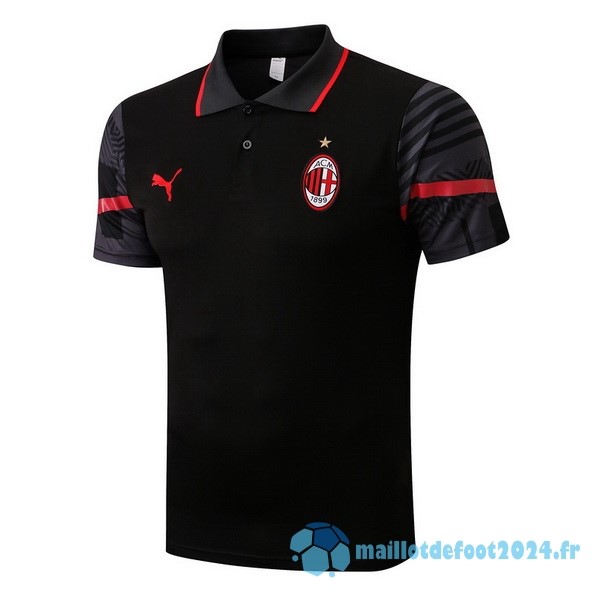 Nouveau Polo AC Milan 2022 2023 Noir Rouge