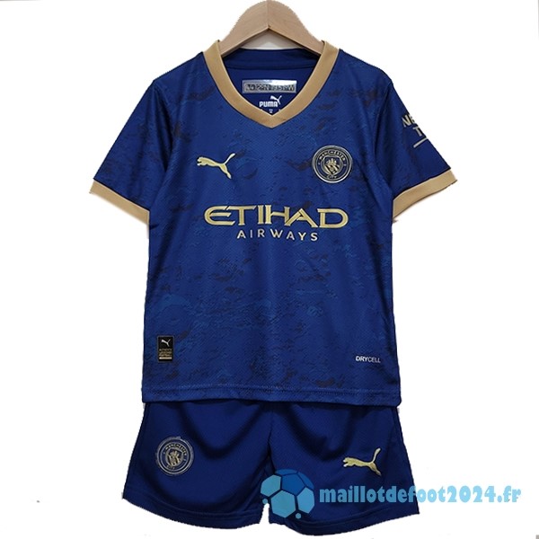 Nouveau Spécial Conjunto De Enfant Manchester City 2022 2023 Bleu Marine