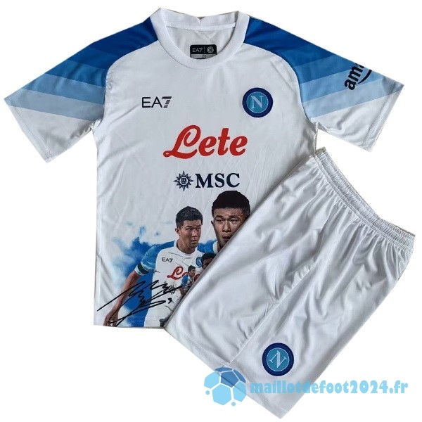 Nouveau Spécial Conjunto De Homme Napoli 2022 2023 Blanc Bleu