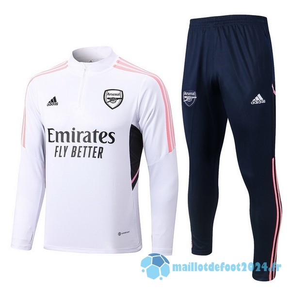 Nouveau Survêtements Arsenal 2022 2023 Blanc I Rose