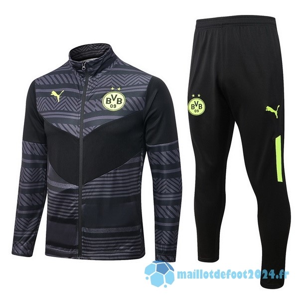 Nouveau Survêtements Borussia Dortmund 2022 2023 Noir Jaune Gris