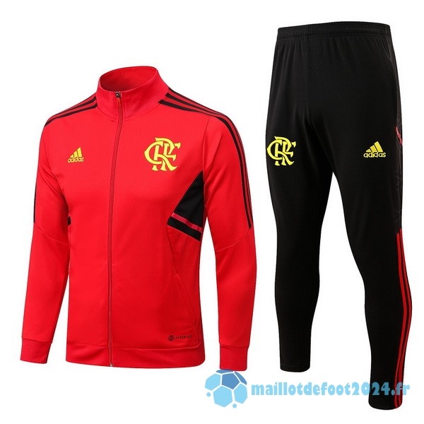 Nouveau Survêtements Flamengo Enfant 2022 2023 Rouge I Noir