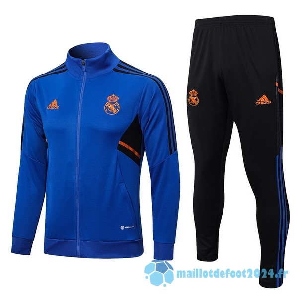 Nouveau Survêtements Real Madrid 2022 2023 Bleu Noir