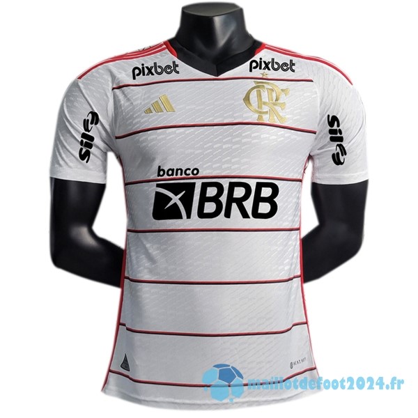 Nouveau Thailande Exterieur Joueurs Maillot Flamengo 2023 2024 Blanc