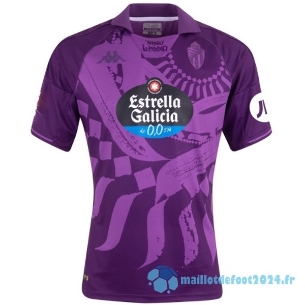Nouveau Thailande Exterieur Maillot Real Valladolid 2023 2024 Purpura