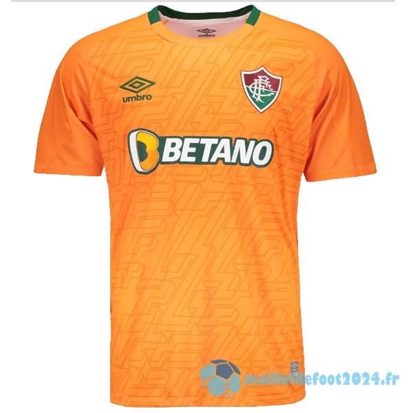Nouveau Thailande Gardien Maillot Fluminense 2022 2023 Orange