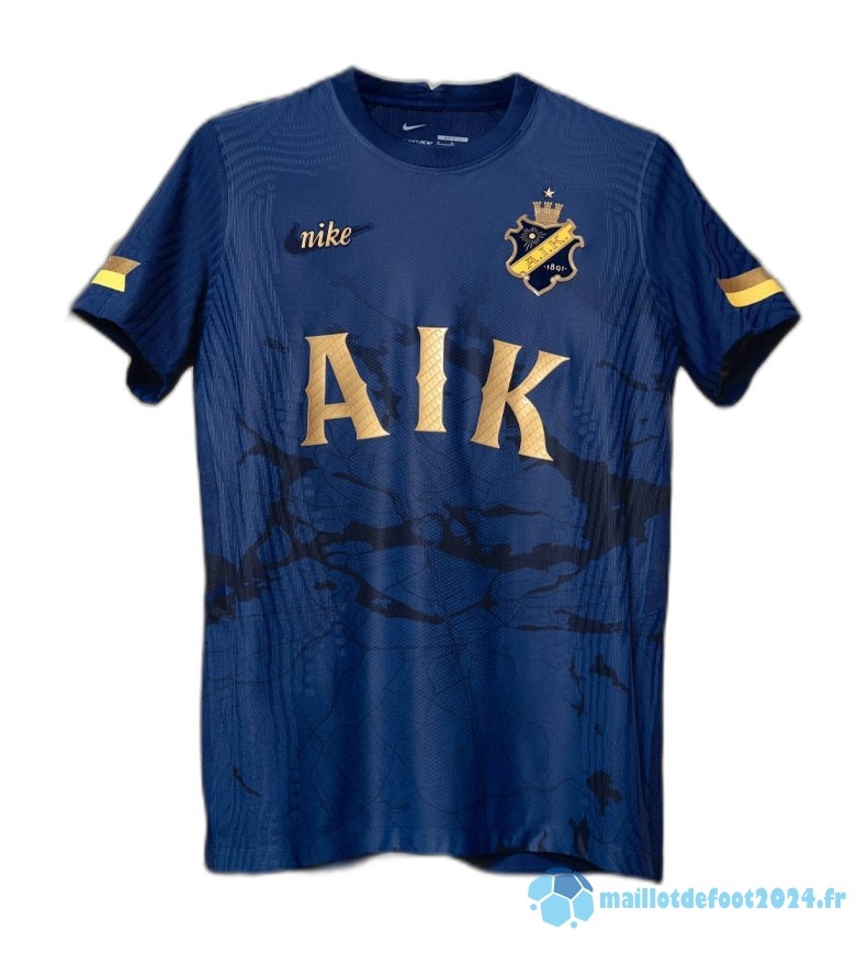 Nouveau Thailande Spécial Maillot AIK Stockholm 2022 2023 Bleu