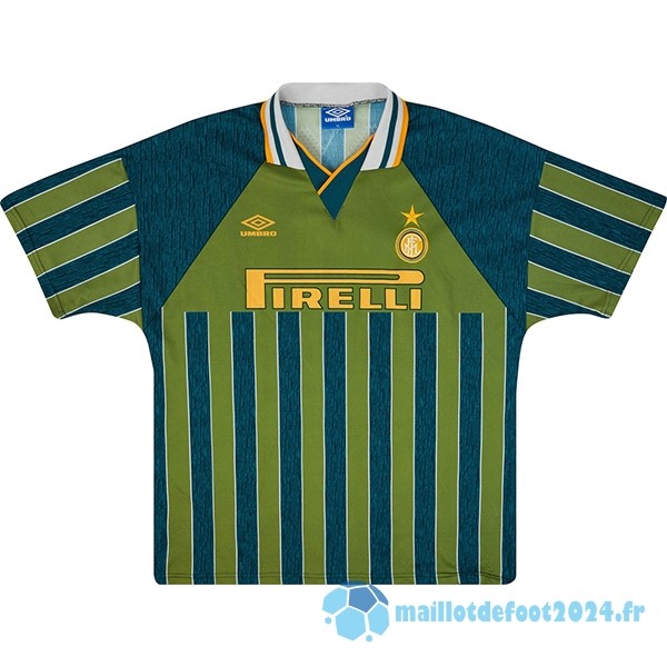 Nouveau Third Maillot Inter Milán Retro 1995 1996 Vert