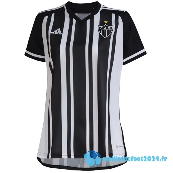 Nouveau Domicile Maillot Femme Atlético Mineiro 2023 2024 Noir Blanc