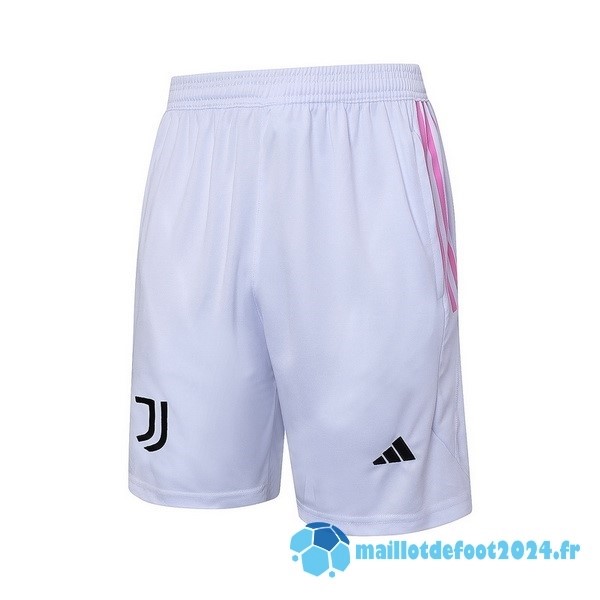 Nouveau Entrainement Pantalon Juventus 2023 2024 Blanc Rose