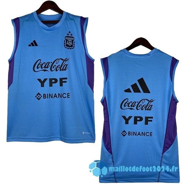 Nouveau Entrainement Sans Manches Argentine 2023 Bleu Purpura