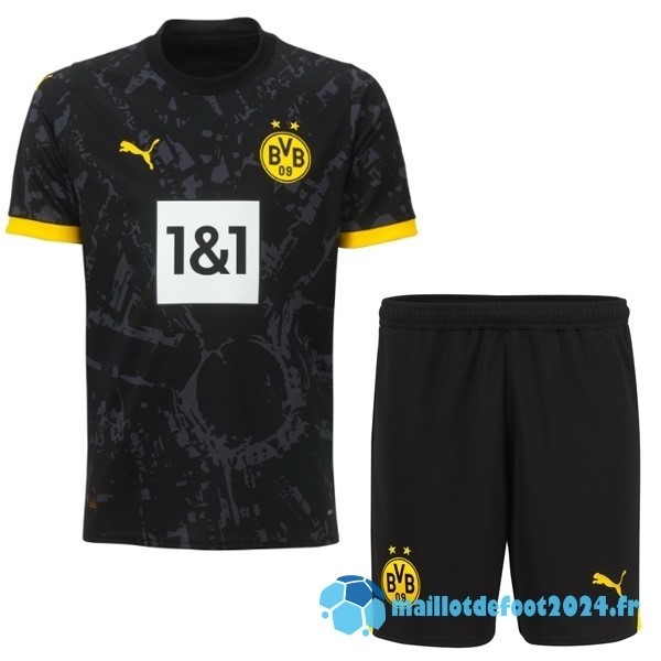 Nouveau Exterieur Conjunto De Enfant Borussia Dortmund 2023 2024 Noir Jaune