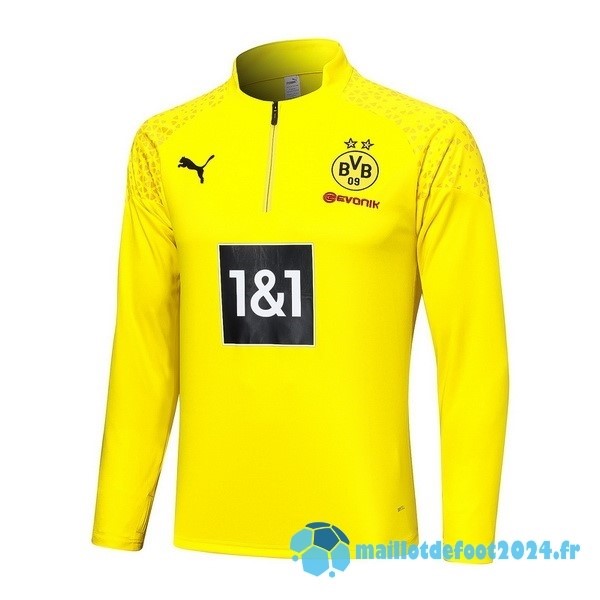 Nouveau Sudadera Entrainement Borussia Dortmund 2023 2024 Jaune Noir
