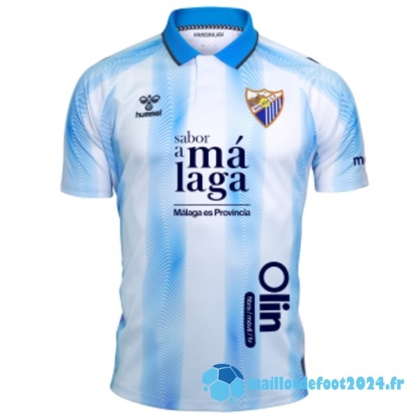 Nouveau Thailande Domicile Maillot Málaga CF 2023 2024 Bleu Blanc