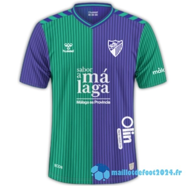 Nouveau Thailande Exterieur Maillot Málaga CF 2023 2024 Vert Purpura