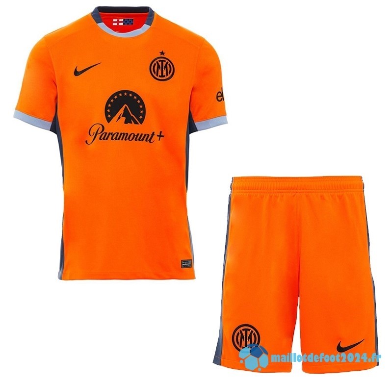 Nouveau Third Conjunto De Homme Inter Milán 2023 2024 Orange