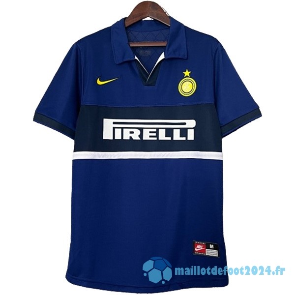 Nouveau Third Maillot Inter Milán Retro 1998 1999 Bleu