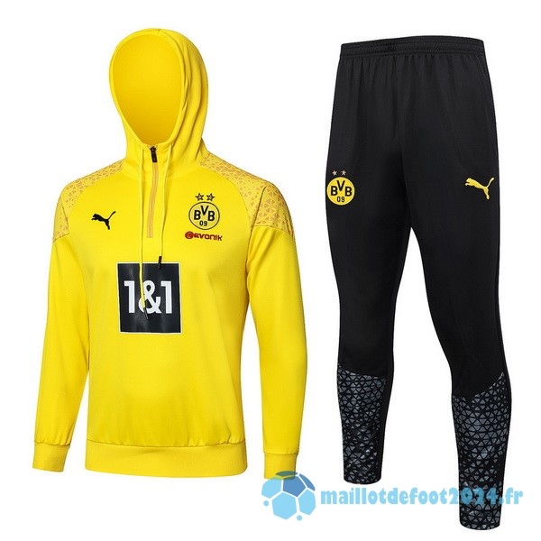 Nouveau Veste Con Capucha Borussia Dortmund 2023 2024 Jaune Noir