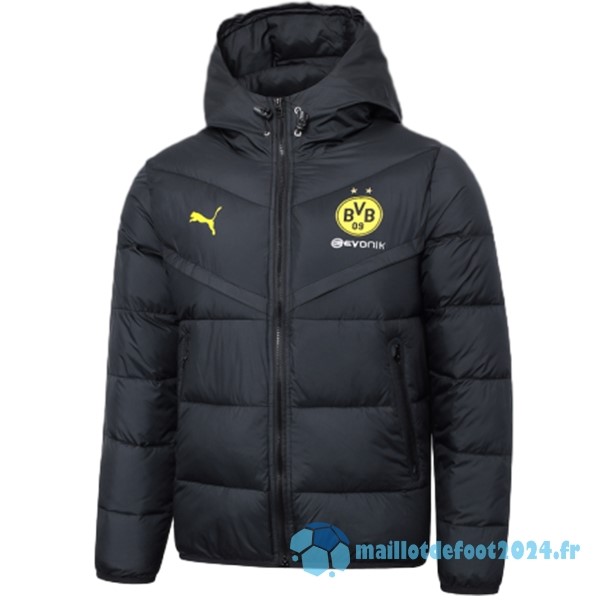Nouveau Veste De Algodón Borussia Dortmund 2023 2024 Noir